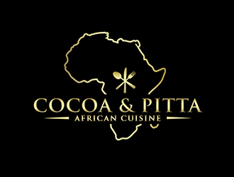 Cocoa & Pitta Catering (African Cuisine) logo design by PrimalGraphics