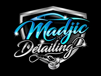 Madjic Detailing logo design by Suvendu