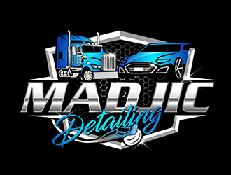 Madjic Detailing logo design by 3Dlogos