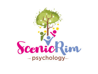 Scenic Rim Psychology logo design by YONK