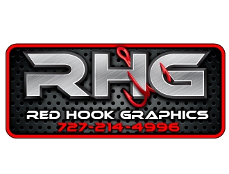 Red hook graphics logo design by Suvendu