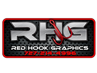 Red hook graphics logo design by Suvendu