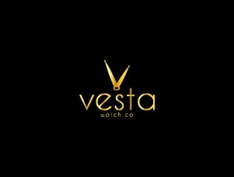 Vesta Watch Co logo design by Akhtar