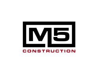 M5 Construction  logo design by scolessi