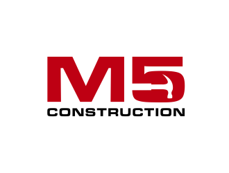 M5 Construction  logo design by scolessi
