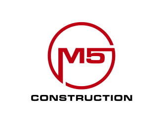 M5 Construction  logo design by scolessi