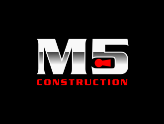 M5 Construction  logo design by scolessi