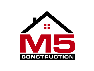 M5 Construction  logo design by scolessi