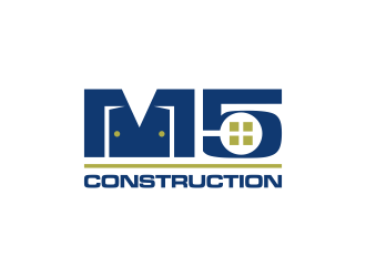 M5 Construction  logo design by Devian