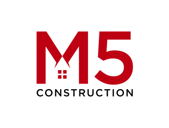 M5 Construction  logo design by scolessi