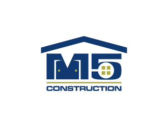 M5 Construction  logo design by Devian