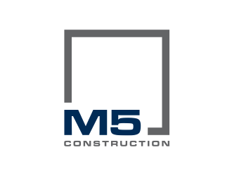 M5 Construction  logo design by scolessi