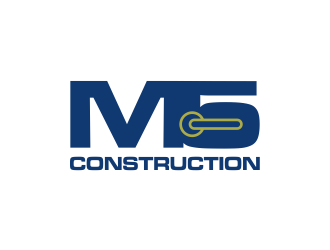 M5 Construction  logo design by oke2angconcept