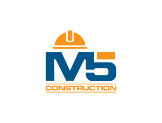 M5 Construction  logo design by brandshark