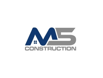 M5 Construction  logo design by agil