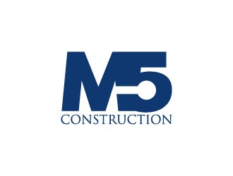 M5 Construction  logo design by aryamaity
