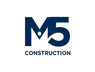 M5 Construction  logo design by santrie