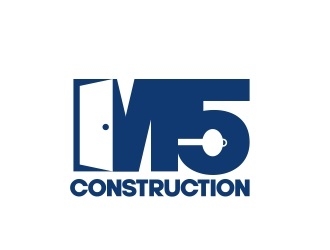M5 Construction  logo design by forevera