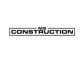 M5 Construction  logo design by puthreeone