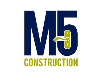 M5 Construction  logo design by BrainStorming