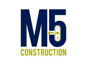 M5 Construction  logo design by BrainStorming