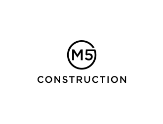 M5 Construction  logo design by Diponegoro_