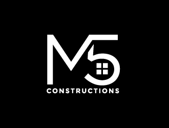 M5 Construction  logo design by Andri