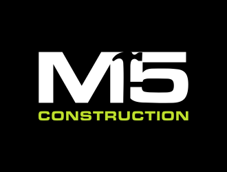 M5 Construction  logo design by azizah