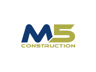 M5 Construction  logo design by rief