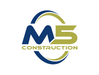 M5 Construction  logo design by rief