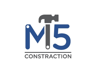 M5 Construction  logo design by gateout