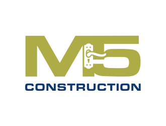 M5 Construction  logo design by azizah