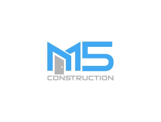 M5 Construction  logo design by Akhtar