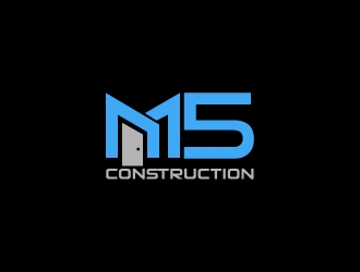 M5 Construction  logo design by Akhtar