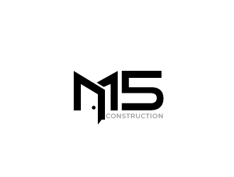 M5 Construction  logo design by Akhtar