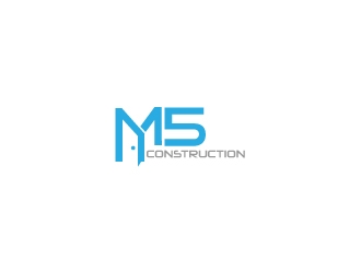 M5 Construction  logo design by Akhtar