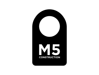 M5 Construction  logo design by aflah