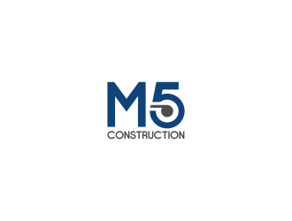 M5 Construction  logo design by RIANW