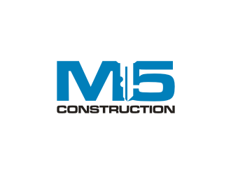 M5 Construction  logo design by RatuCempaka
