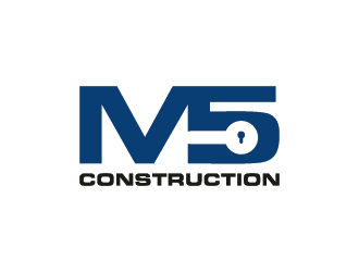 M5 Construction  logo design by mhala