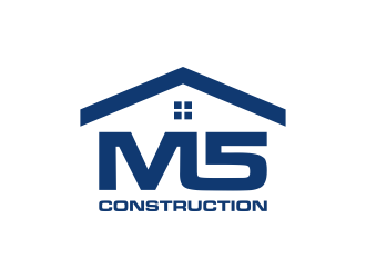 M5 Construction  logo design by kurnia