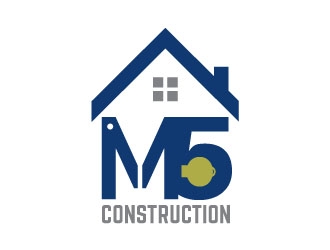 M5 Construction  logo design by zinnia