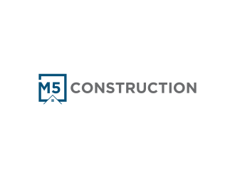 M5 Construction  logo design by ageseulopi