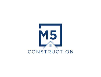 M5 Construction  logo design by ageseulopi