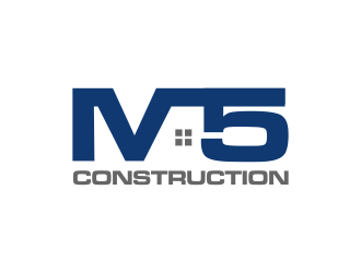 M5 Construction  logo design by scolessi