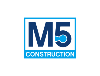 M5 Construction  logo design by scolessi