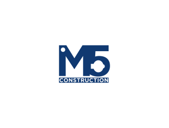 M5 Construction  logo design by haidar