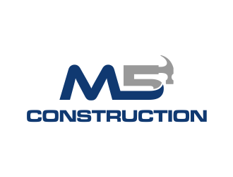 M5 Construction  logo design by scolessi