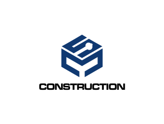 M5 Construction  logo design by haidar