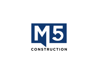 M5 Construction  logo design by haidar